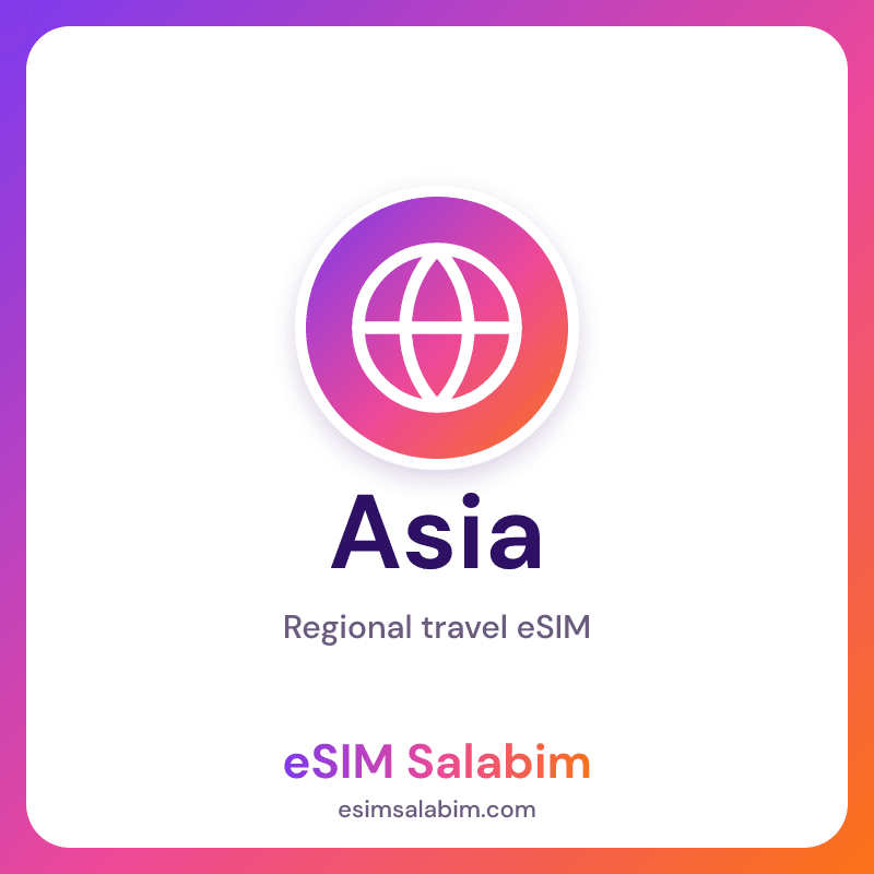Asia travel eSIM