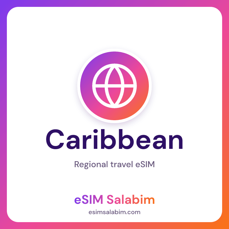 Caribbean travel eSIM