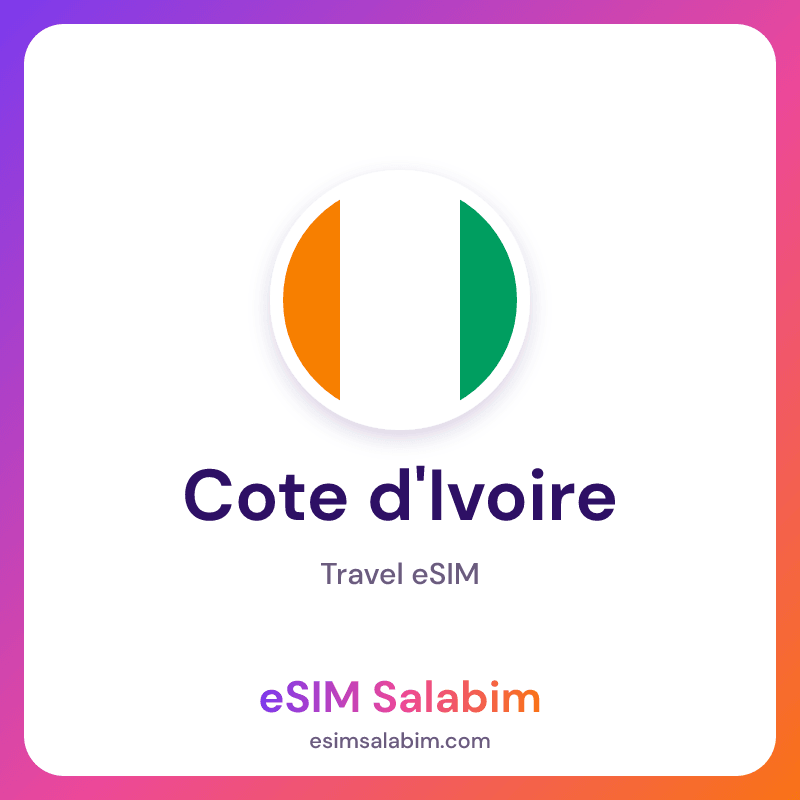 Cote d'Ivoire travel eSIM