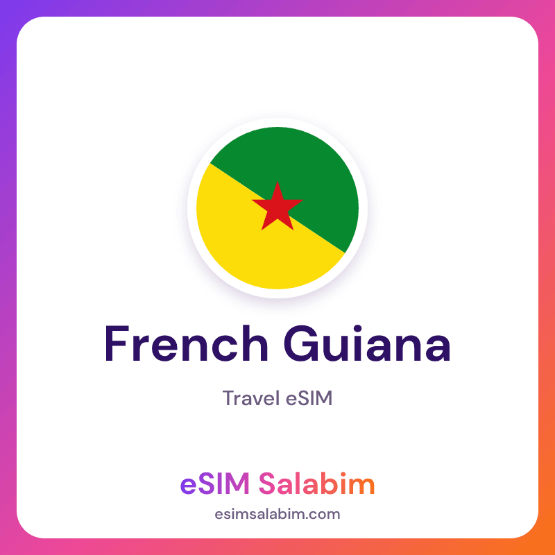 French Guiana travel eSIM