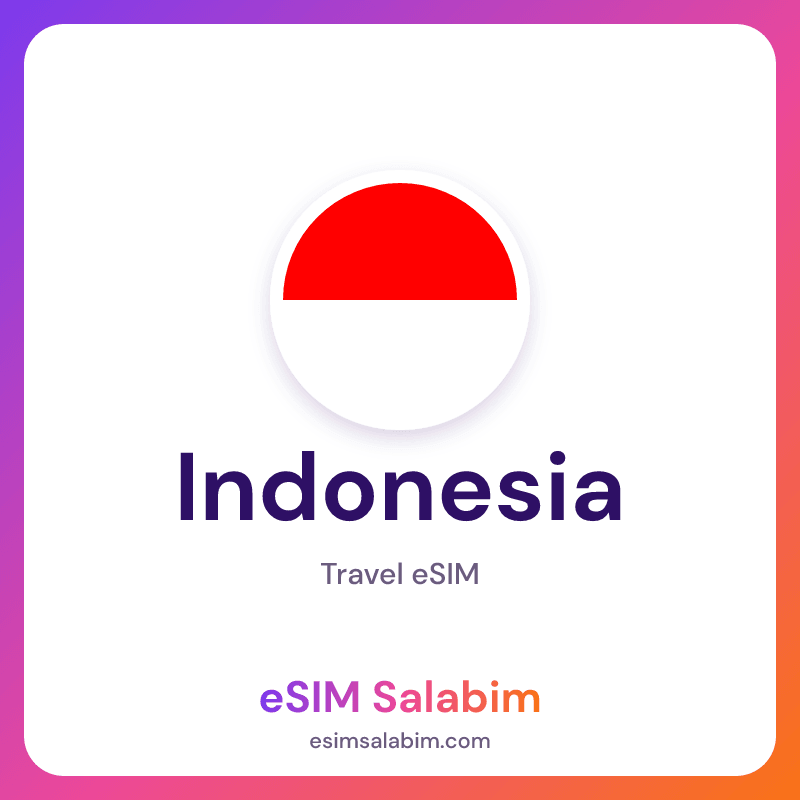 Indonesia travel eSIM