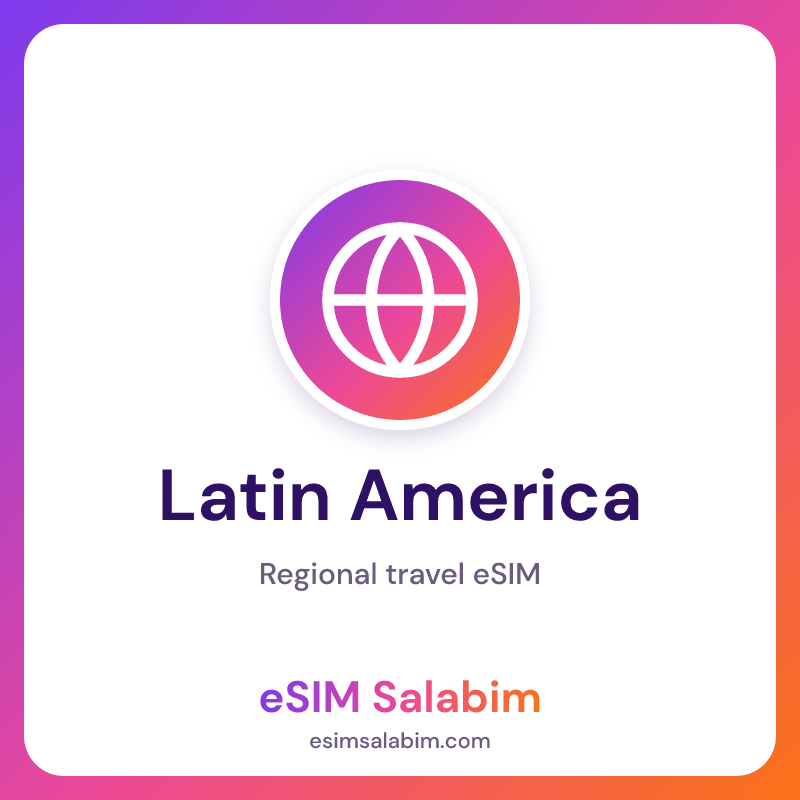 Latin America travel eSIM