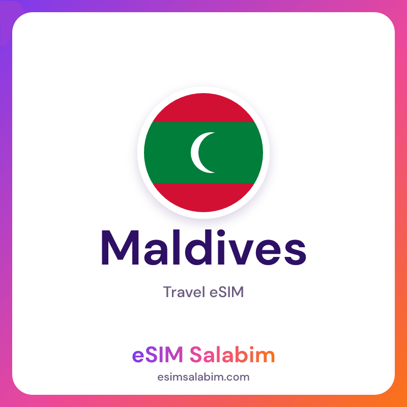 Maldives travel eSIM