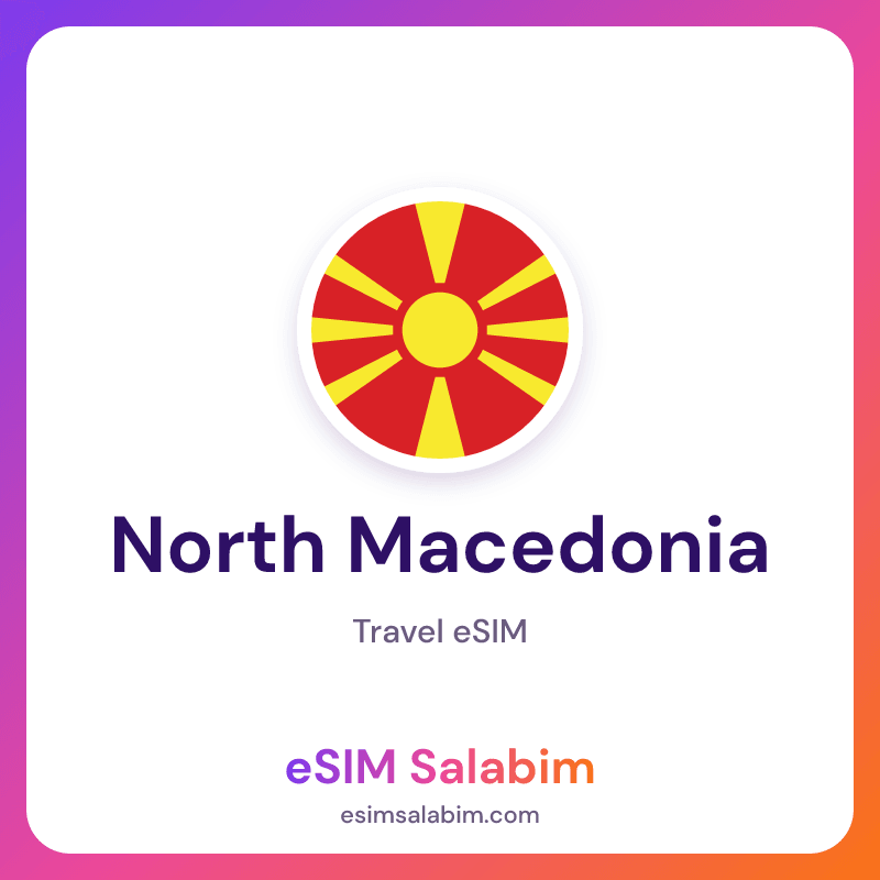 North Macedonia travel eSIM