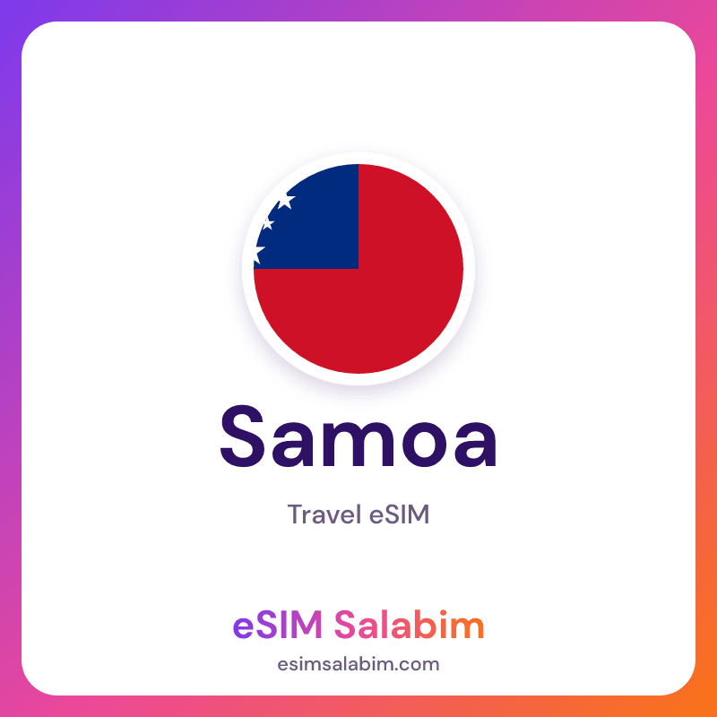Samoa travel eSIM