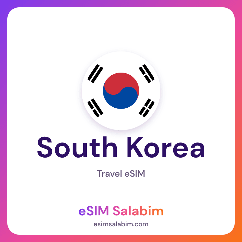 South Korea travel eSIM